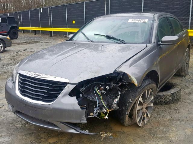 1C3CCBCG5DN575247 - 2013 CHRYSLER 200 LIMITE GRAY photo 2