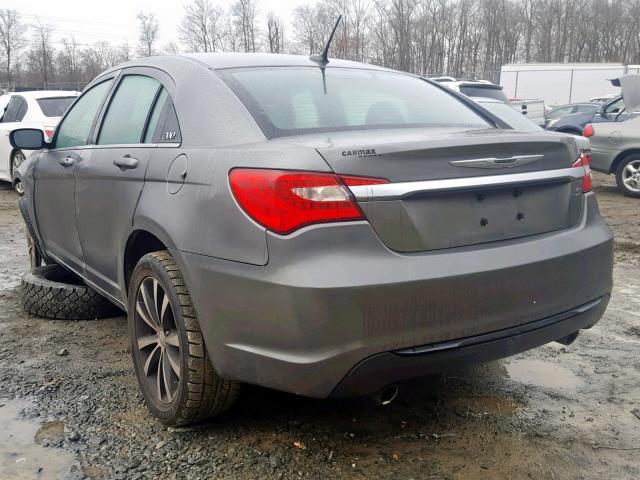 1C3CCBCG5DN575247 - 2013 CHRYSLER 200 LIMITE GRAY photo 3