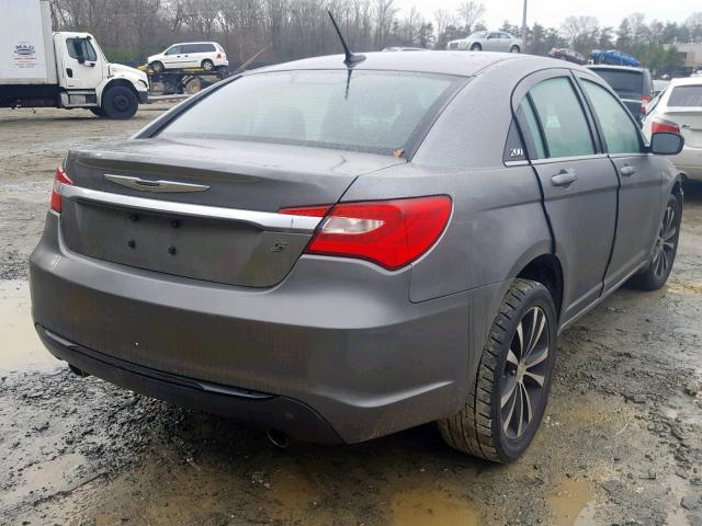 1C3CCBCG5DN575247 - 2013 CHRYSLER 200 LIMITE GRAY photo 4