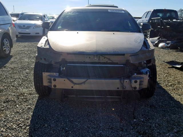 1G1ZG57B88F261093 - 2008 CHEVROLET MALIBU LS BROWN photo 9