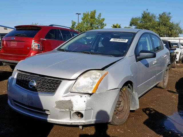 3N1AB61E78L645077 - 2008 NISSAN SENTRA 2.0 GRAY photo 2