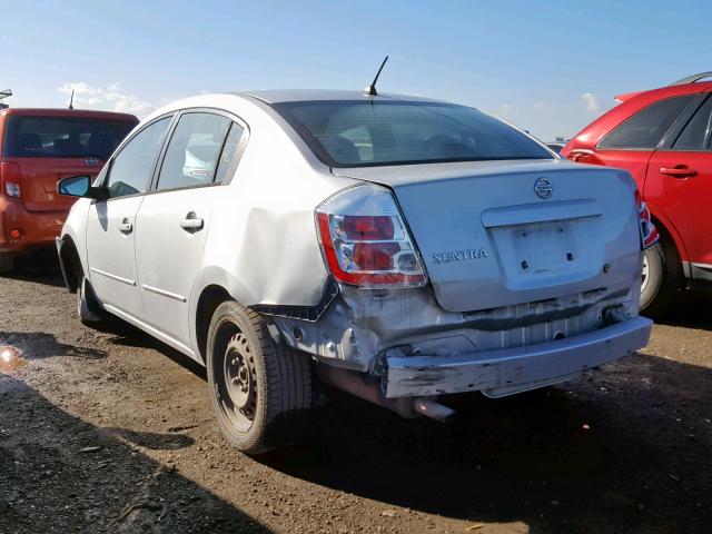 3N1AB61E78L645077 - 2008 NISSAN SENTRA 2.0 GRAY photo 3