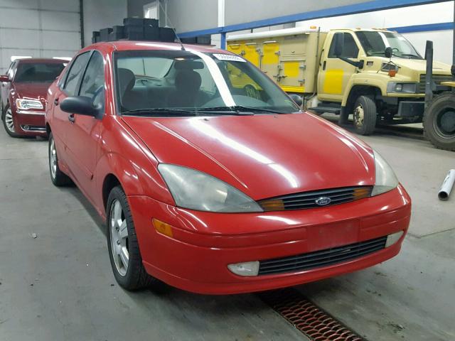 1FAFP38Z44W141883 - 2004 FORD FOCUS ZTS RED photo 1