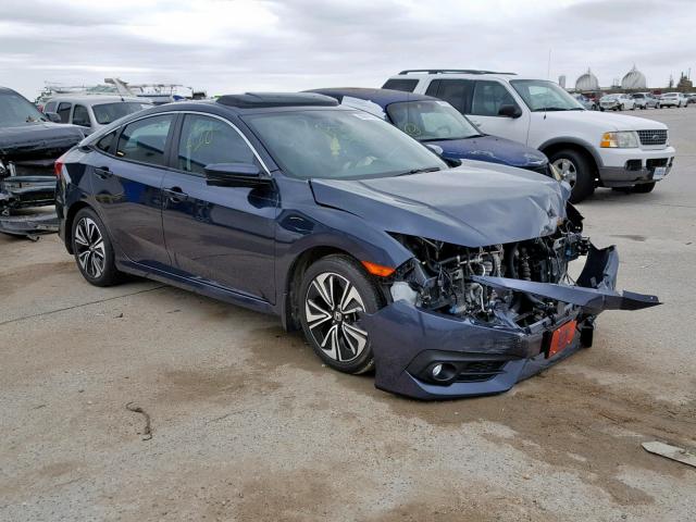 19XFC1F72HE008129 - 2017 HONDA CIVIC EXL BLUE photo 1