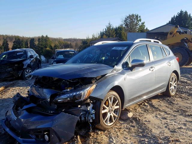 4S3GTAU60J3725821 - 2018 SUBARU IMPREZA LI BLUE photo 2