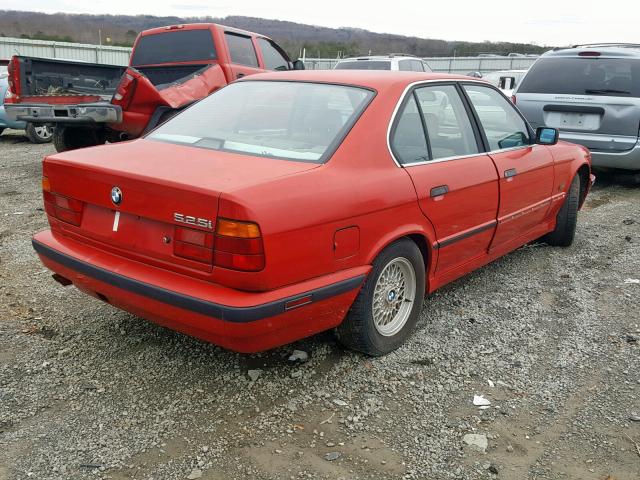 WBAHD5329SGB38311 - 1995 BMW 525 I RED photo 4