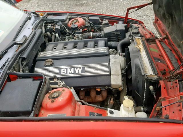 WBAHD5329SGB38311 - 1995 BMW 525 I RED photo 7