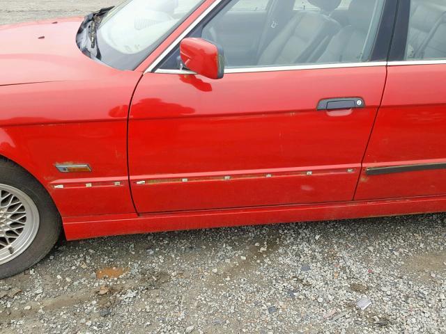 WBAHD5329SGB38311 - 1995 BMW 525 I RED photo 9