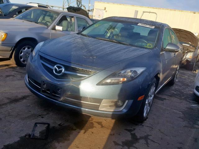 1YVHZ8EH3D5M03267 - 2013 MAZDA 6 TOURING GRAY photo 2