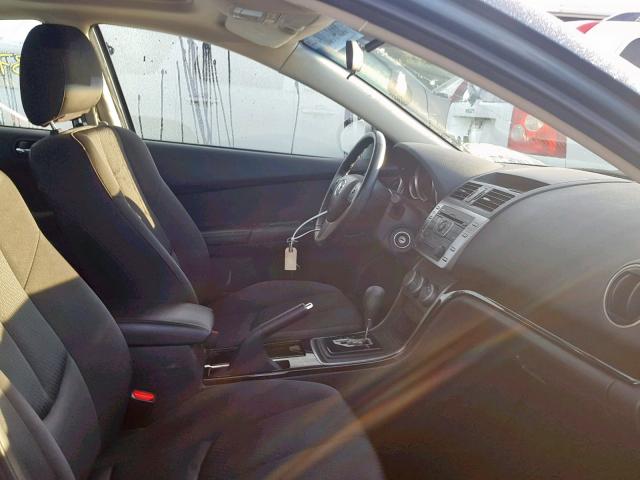 1YVHZ8EH3D5M03267 - 2013 MAZDA 6 TOURING GRAY photo 5