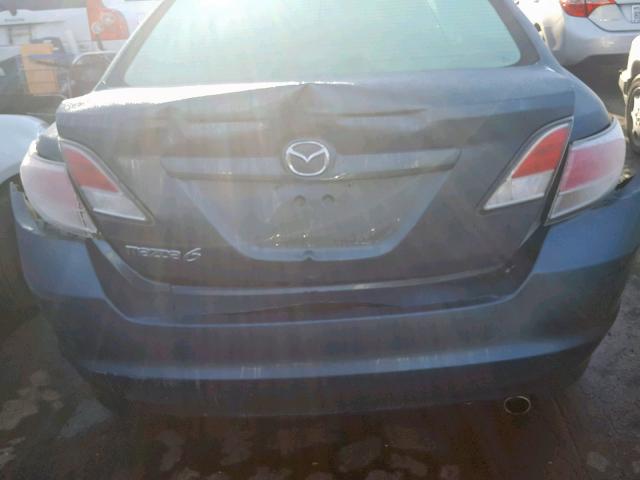 1YVHZ8EH3D5M03267 - 2013 MAZDA 6 TOURING GRAY photo 9