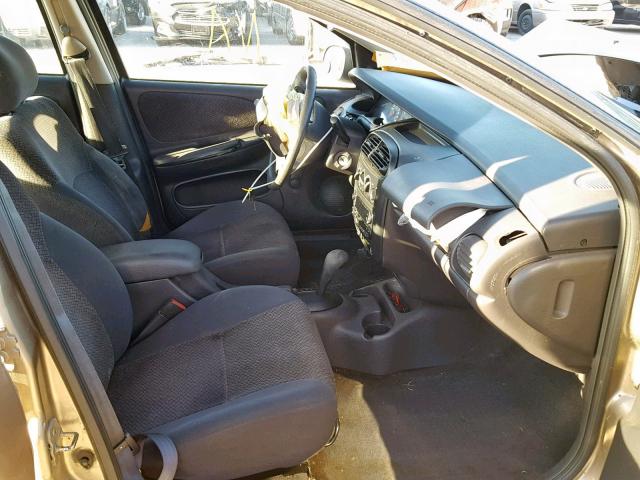 1B3ES46C5YD718609 - 2000 DODGE NEON BASE TAN photo 5