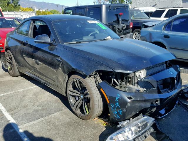 WBS1H9C35HV887464 - 2017 BMW M2 BLACK photo 1