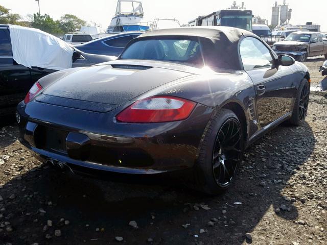 WP0CA29868U712256 - 2008 PORSCHE BOXSTER BROWN photo 4