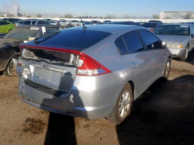 JHMZE2H73AS001945 - 2010 HONDA INSIGHT EX SILVER photo 4