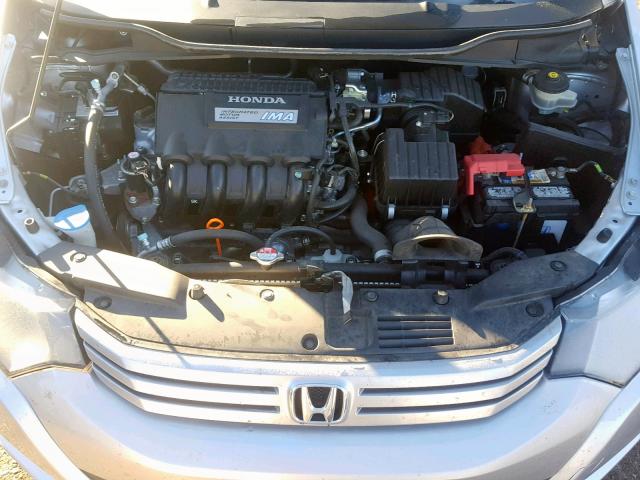 JHMZE2H73AS001945 - 2010 HONDA INSIGHT EX SILVER photo 7