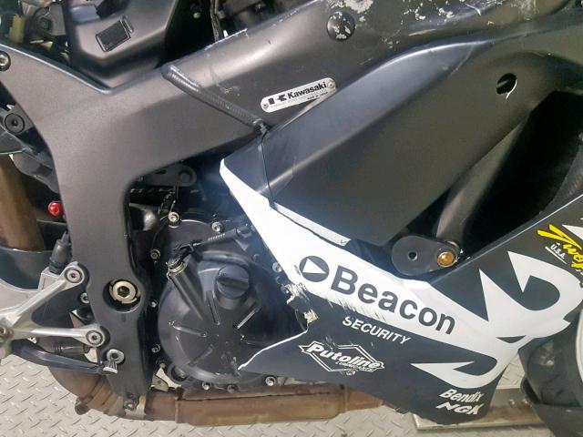 JKAZX4P168A036350 - 2008 KAWASAKI ZX600 P BLACK photo 11