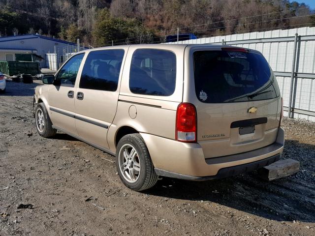 1GNDV23L16D209549 - 2006 CHEVROLET UPLANDER L GOLD photo 3