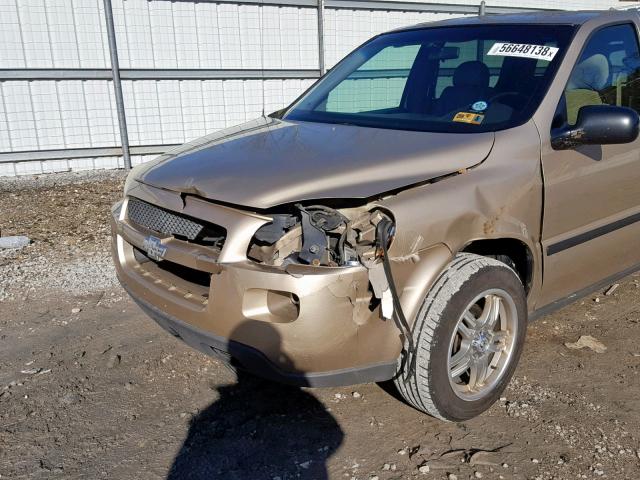 1GNDV23L16D209549 - 2006 CHEVROLET UPLANDER L Qızıl foto 9