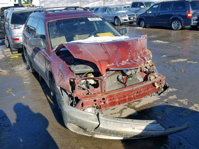 4S3BH675537639332 - 2003 SUBARU LEGACY OUT RED photo 1