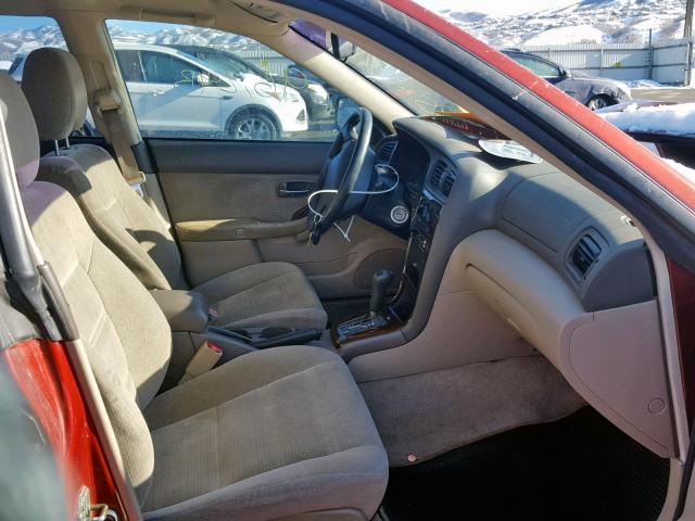 4S3BH675537639332 - 2003 SUBARU LEGACY OUT RED photo 5