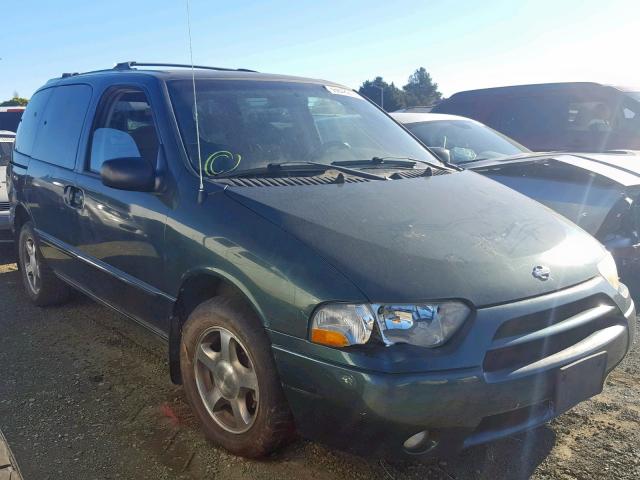 4N2ZN16T82D818777 - 2002 NISSAN QUEST SE GREEN photo 1