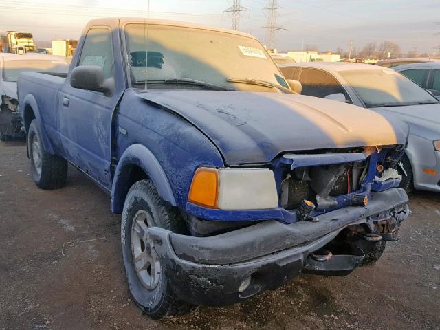 1FTYR11U14PB49739 - 2004 FORD RANGER PURPLE photo 1