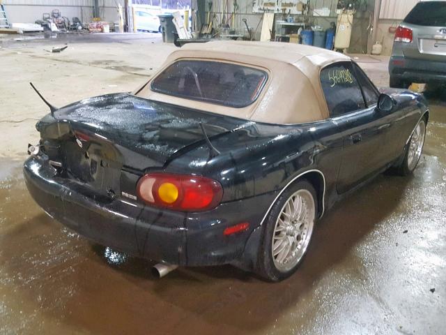 JM1NB3535X0113988 - 1999 MAZDA MX-5 MIATA BLACK photo 4