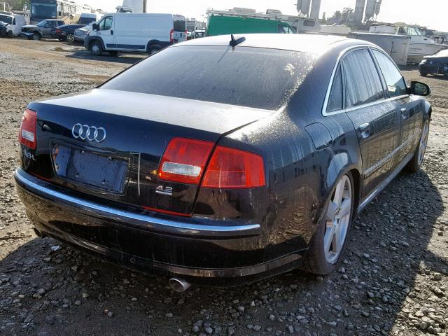 WAUML44E16N018702 - 2006 AUDI A8 L QUATT BLACK photo 4