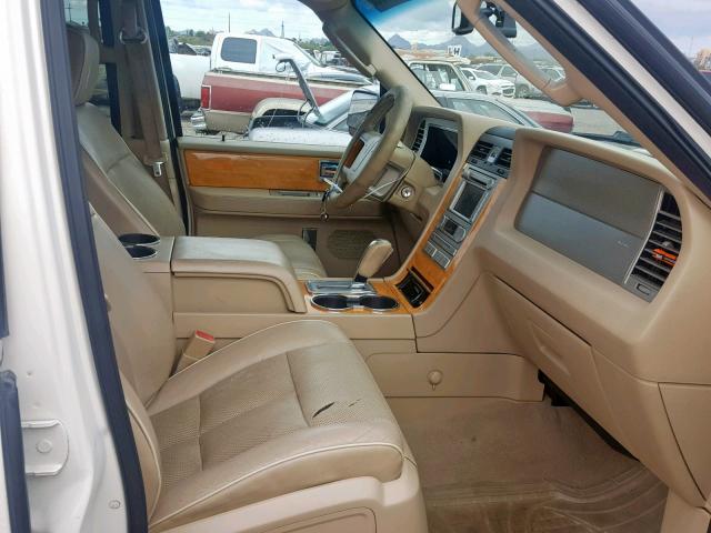5LMFU27577LJ03042 - 2007 LINCOLN NAVIGATOR კრემისფერი ფოტო 5