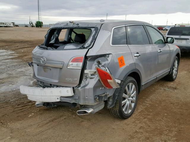 JM3TB28A290165374 - 2009 MAZDA CX-9 GRAY photo 4