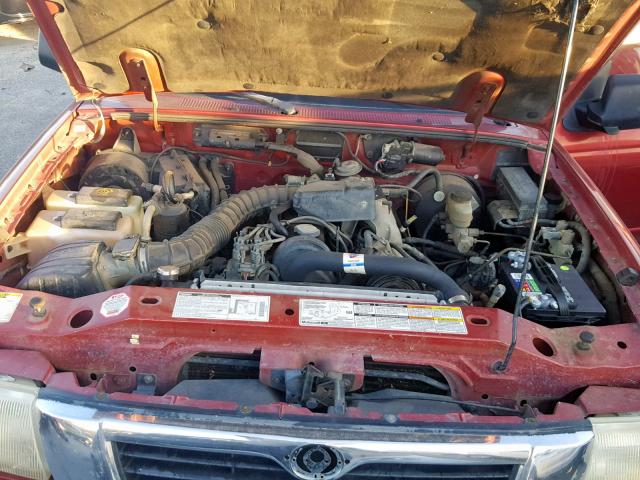 4F4YR12C6WTM37697 - 1998 MAZDA B2500 RED photo 7