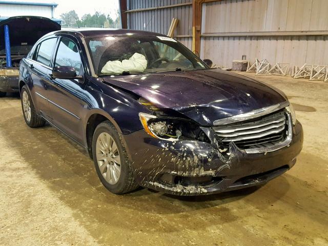 1C3BC4FB0BN550468 - 2011 CHRYSLER 200 LX BLUE photo 1