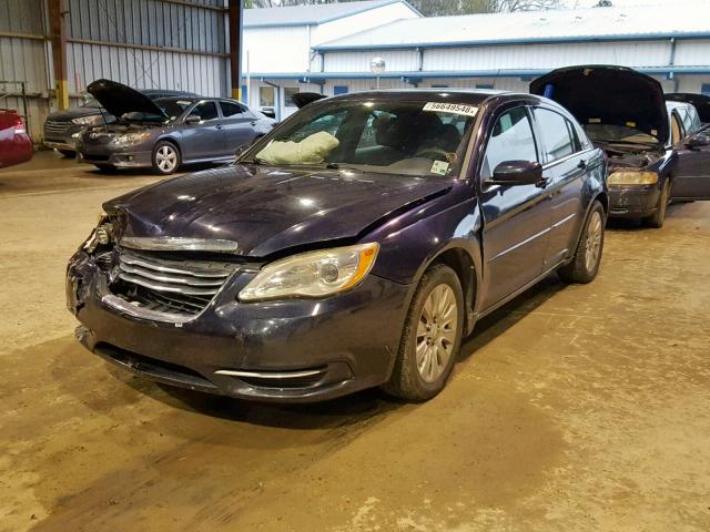 1C3BC4FB0BN550468 - 2011 CHRYSLER 200 LX BLUE photo 2