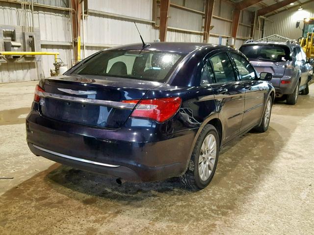 1C3BC4FB0BN550468 - 2011 CHRYSLER 200 LX BLUE photo 4