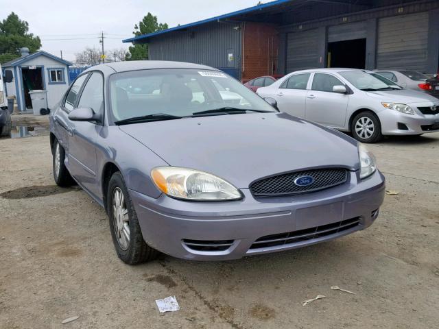 1FAHP56U76A146443 - 2006 FORD TAURUS SEL GRAY photo 1