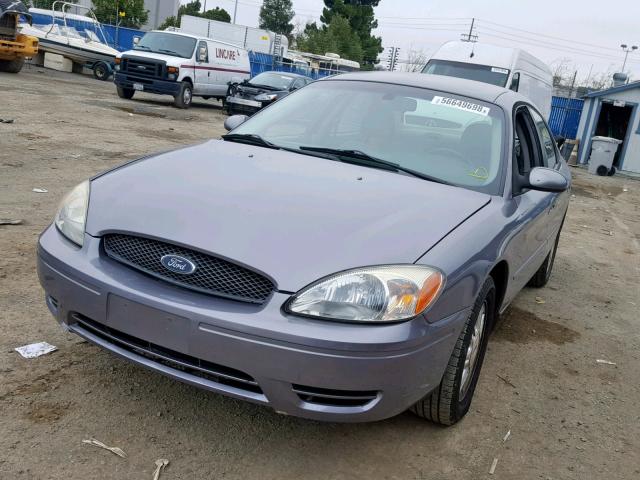 1FAHP56U76A146443 - 2006 FORD TAURUS SEL GRAY photo 2