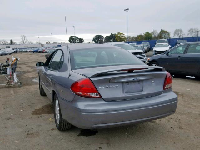 1FAHP56U76A146443 - 2006 FORD TAURUS SEL GRAY photo 3