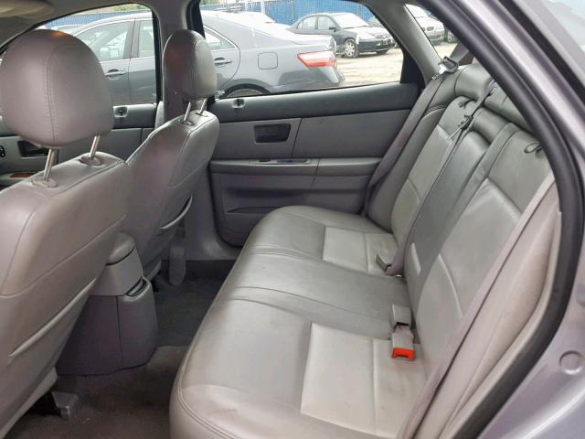 1FAHP56U76A146443 - 2006 FORD TAURUS SEL GRAY photo 6