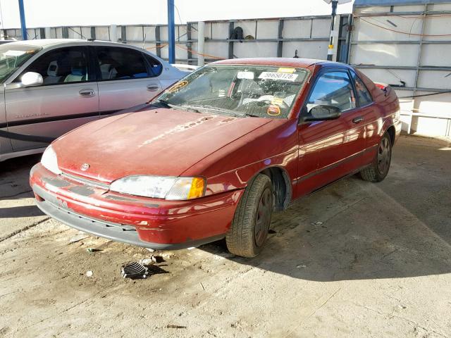 JT2EL45F9N0028994 - 1992 TOYOTA PASEO MAROON photo 2