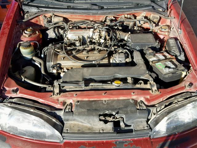 JT2EL45F9N0028994 - 1992 TOYOTA PASEO MAROON photo 7