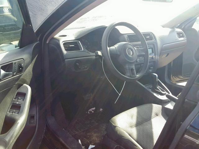 3VW2K7AJ8CM334536 - 2012 VOLKSWAGEN JETTA BASE BLACK photo 9