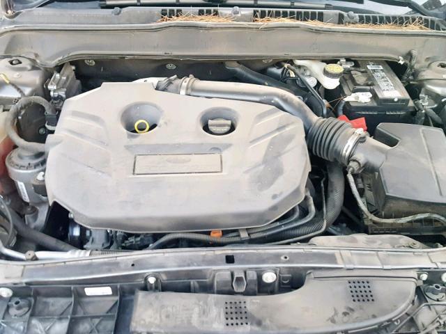 3FA6P0K91GR180283 - 2016 FORD FUSION TIT GRAY photo 7