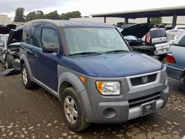 5J6YH18513L012270 - 2003 HONDA ELEMENT EX BLUE photo 1