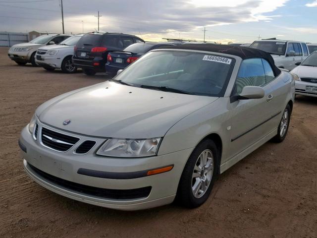 YS3FD79Y976002362 - 2007 SAAB 9-3 2.0T TAN photo 2