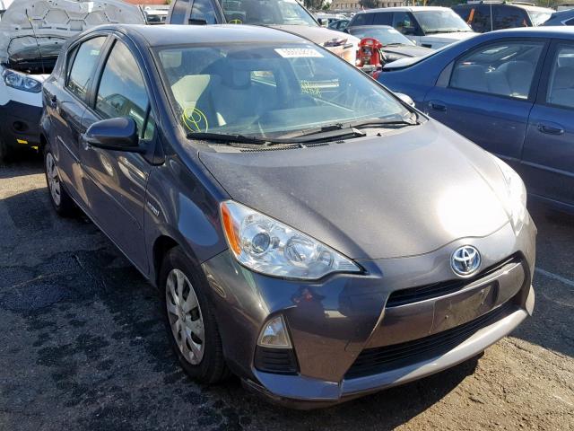 JTDKDTB32E1061101 - 2014 TOYOTA PRIUS C CHARCOAL photo 1