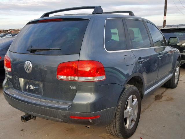 WVGZG77L35D068025 - 2005 VOLKSWAGEN TOUAREG 3. GRAY photo 4