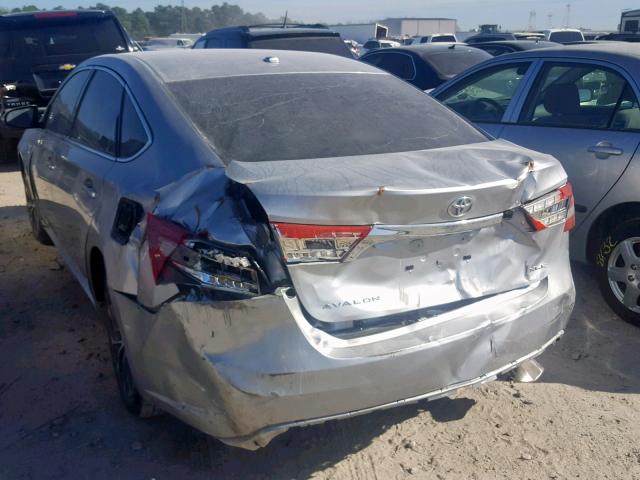 4T1BK1EBXGU227021 - 2016 TOYOTA AVALON XLE SILVER photo 3