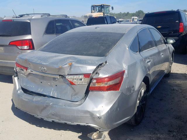 4T1BK1EBXGU227021 - 2016 TOYOTA AVALON XLE SILVER photo 4