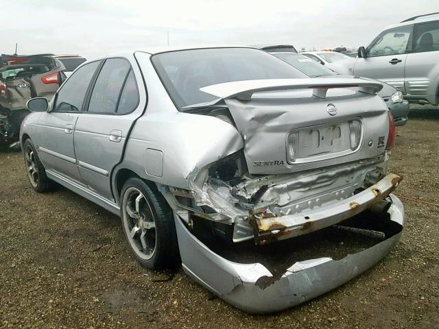 3N1AB51AX6L553563 - 2006 NISSAN SENTRA SE- SILVER photo 3